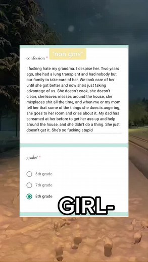 Dealing with Grandma Issues in Middle School Confessions