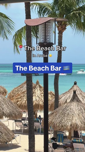 Tropical Bliss at The Beach Bar in Aruba