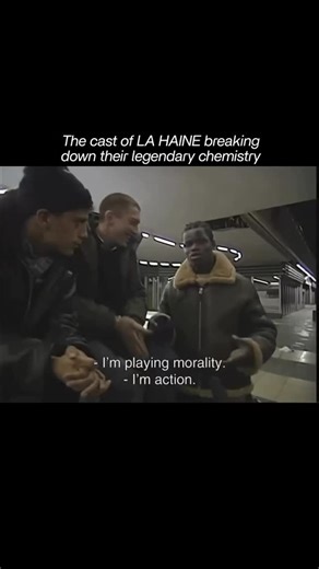 Feels Magazine France on Instagram: "Mathieu Kassovitz designed these three characters to function as a single entity. In this rare interview, the trio breaks down the formula perfectly. Vincent Cassel defines Vinz as “The Action,” representing pure impulse and rage. Hubert Koundé stands as “The Reason,” representing maturity and the desire to escape. Saïd Taghmaoui acts as “The Link” between these two extremes. This balance drives the entire film. They operate together to show three different r