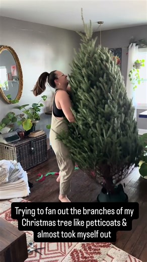 How to get the perfect shape Christmas tree