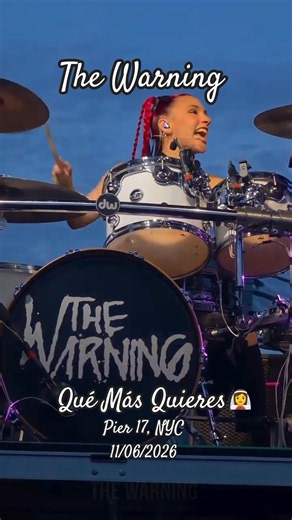 The Warning | Qué Más Quieres | The Rooftop del Pier 17, New York City (11/06/2026) 👰‍♀️🎂