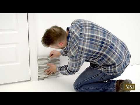 How To Install Peel & Stick Tile From MSI