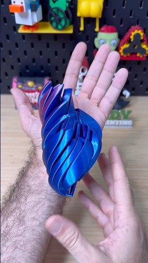3D Printed Slime Ball Fidget | Made with Dual Color Filament!