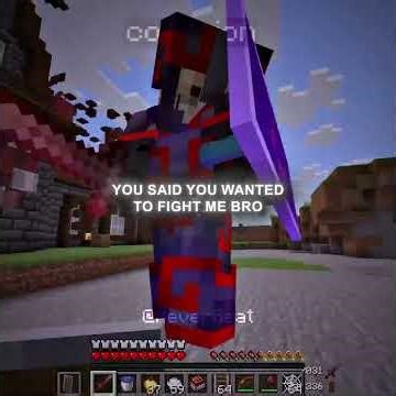 Jepex Learned Cart PVP For 7 Days To Defeat Sharpness #shorts #mincraftedit
