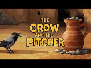 The Crow and the Pitcher | Thirsty Crow Story in English | Clever Moral Story for Kids | Read Aloud