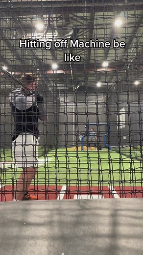Baseball Hitting off Machine Reactions