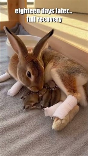 Wild Mother Rabbit Trusted Me With Her Babies During A Wildfire... I'll Never Forget What She Did 🥺
