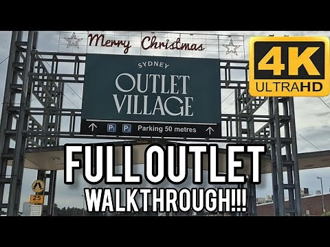 Sydney Outlet Village Walkthrough | Biggest Outlet Shopping Deals in Australia