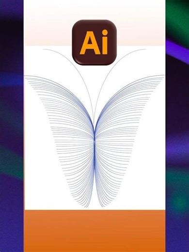 Create a Colorful Butterfly in Adobe Illustrator Easy Tutorial