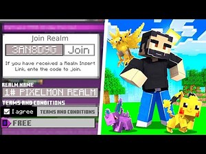 Best Pixelmon Realm for Minecraft Bedrock 1.20+ | Xbox One, MCPE, Android, IOS, Ps4, Nintendo Switch