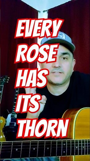 Every Rose has its Thorn Guitar #guitarimprov #guitarlesson #guitartutorial #guitarplayer #guitar