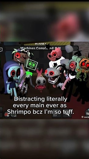 Shrimpo 🙀 credits to cocoa.fan. #roblox #dandysworld #funny #real #shrimpo #pro #distractor