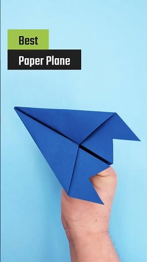 The Best Paper Airplane ✈️ | How to Fold a Plane That Flies Far & Fast!