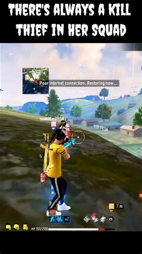 There's always a kill thief in Her Squad ⭕ #viral #shortsfeed #freefire ‪@TondeGamer‬