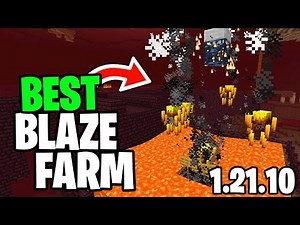 Easy Blaze Farm Tutorial! Minecraft Java 1.21.10