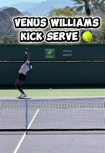 Venus Williams' Powerful Kick Serve Technique