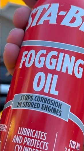 Be sure to fog your cylinders! #seadoo #subscribe #vlog #gopro #winterize #engine #howto