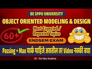 OOMD Most Important Questions | TE Comp Engg | #SPPU ENDSEM | Unit 3-6 60+ Marks | The Vijay Academy