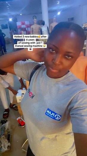 With lots of happiness I welcome my three new babies into my brand @Gem_clothia …. Just as 1 manual machine as produced you, so shall you also produce many other sewing equipment for me🙏🙏🙏 #gemclothia #fashiondesigner