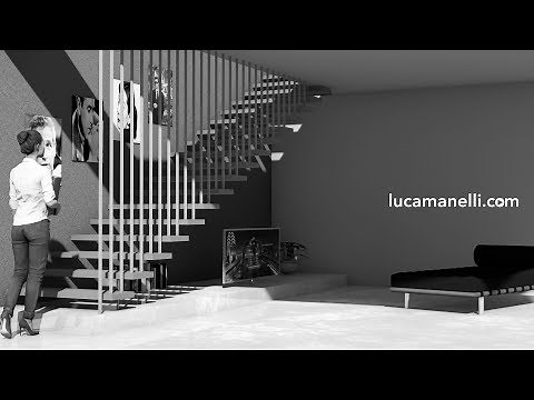ARCHICAD come realizzare Scala e Parapetto personali (video 1)