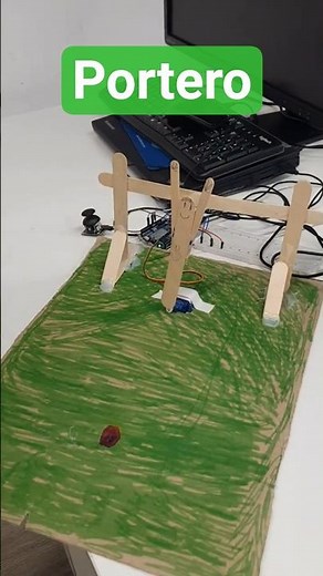 Portero ROBÓTICO con Arduino 🧤🏐 Joystick + Servo en acción #TauFormar #arduino