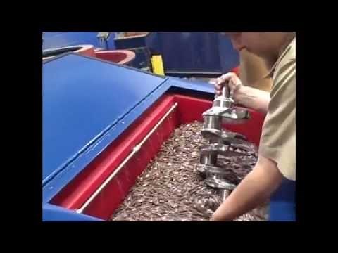 37 How to deburr and finishing crankshafts in a vibratory machine