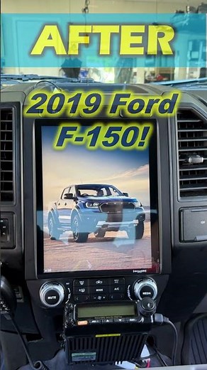 F-150 Tesla Radio Head Unit | Wireless Apple CarPlay #ford #fordtrucks #viral #vitalreels #shorts