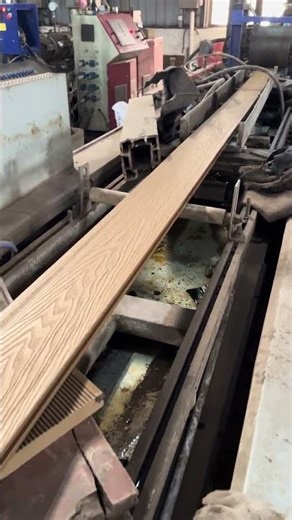 WPC Decking Manufacturing Process in Factory