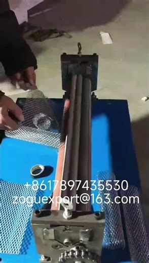 rolling machine for filter mesh tube making
