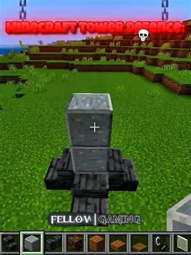 Minecraft Tower Defence 200 IQ Moment ☠️ #minecraft #gaming #shorts #moment #viralshorts #200iq