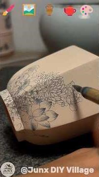 手作業で陶器を装飾 #diy #art #traditional #woodworking #bamboo #陶芸教室 #陶器 #diycrafts #handmade #craft