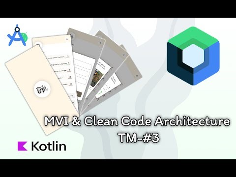 Jetpack Compose Project using MVI pattern and Clean Code Architecture with Room Database #3 #android