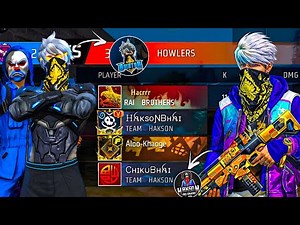 RAISTAR VS HAKSON & CHIKU BHAI 😱 IN FREE FIRE