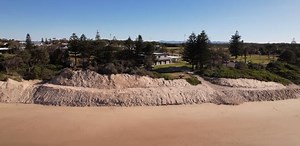 Sand scraping complete at Old Bar Beach, but urgent and permanent fix needed - NBN News