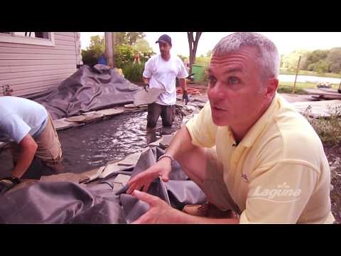 How to install a pond