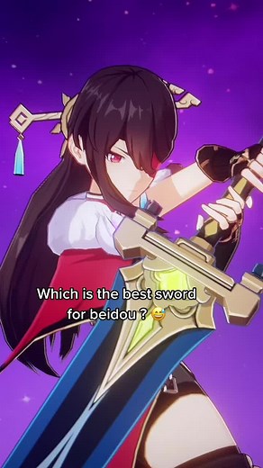 Best Sword for Beidou in Genshin Impact