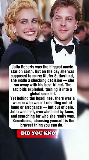 Why Julia Roberts Ran Away on Her Wedding Day #truth #celebrity