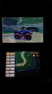 Mario Kart 7 - Mario in DS Luigi's Mansion (Shell Cup, 150cc) [Blue Seven Kart]