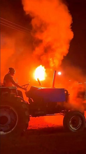 🚜 Overloaded with Power! Tractor Engine Blows Up 💥 | 🚜 Aşırı Güç Yüklendi! Traktör Motoru Patladı 💥