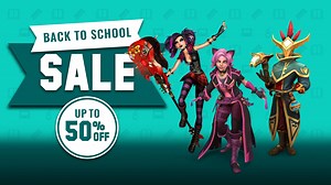 School is back in session Champions, and we're here to help you prepare for classes! During our Back to School Sale, all cosmetics through OB50 will be 50% OFF in the store until August 31! Both the REKT Chest and Emporium Chest are also making a return, available for 50% OFF as well! | Paladins