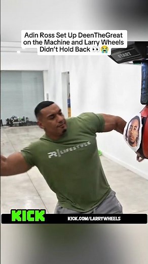 Adin Ross Set Up DeenTheGreat on the Machine and Larry WheelsDidn't Hold Back #larrywheels #adinross