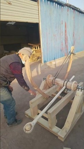 65-Year-Old Man Builds Incredible DIY Mechanical Launcher ⚙️ | Engineering Genius
