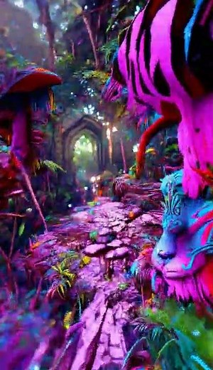 Enter The Psychedelia Diffusion 5.6 Trippy Animation Video Ai text video Watch when high Psychedelic