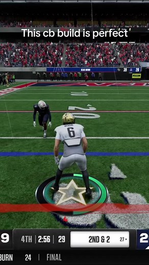 Optimal CB Build in College Football 25