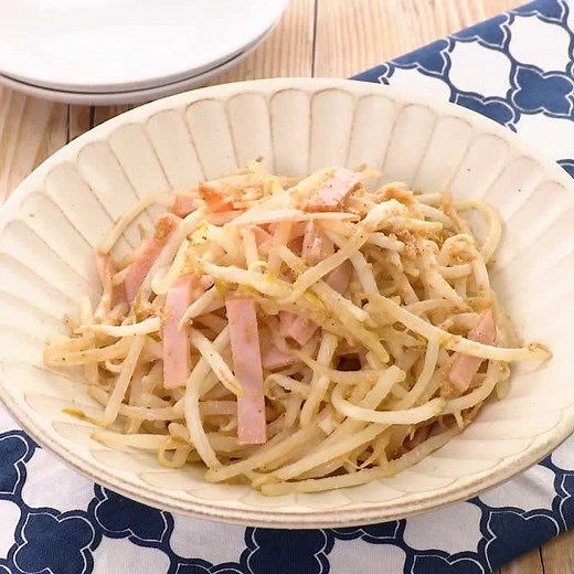 レンジで簡単！5分で作るもやしとハムのごまサラダ | デリッシュキッチン