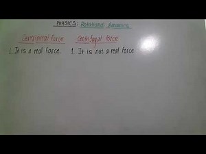 Distinguish between centripetal force and centrifugal force
