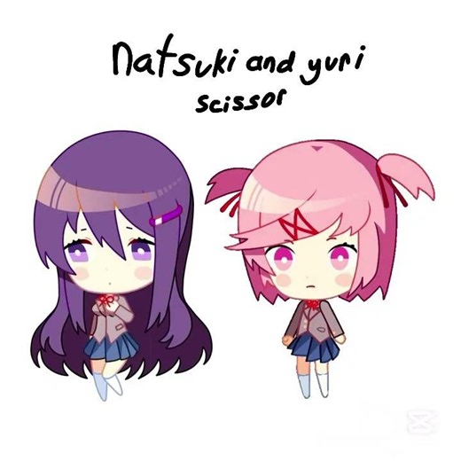 @jadorelegend nya~! #ddlc #satire #dokidokiliteratureclub #natsuki #yuri #idk #anime #fypシ