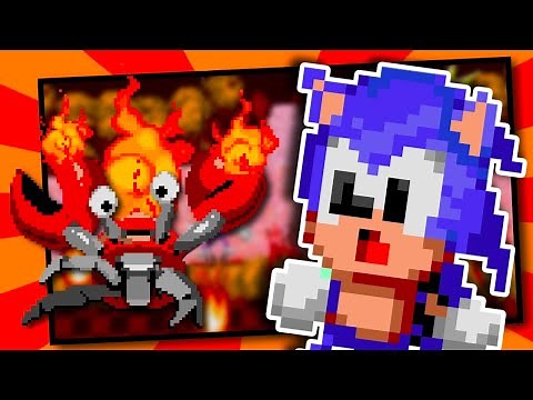 Sonic, but Everything is on FIRE! (Sonic Rom Hack)
