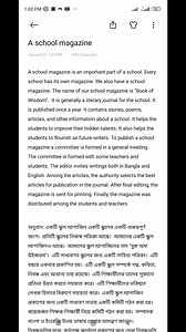 A school magazine paragraph for class 6 7 8 9 10 11 12 | All ExamHelp