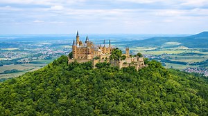 Castle on a hill that feels unreal